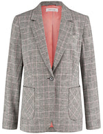 Load image into Gallery viewer, Gerry Weber Fitted Glen Check Blazer
