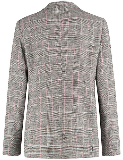 Gerry Weber Fitted Glen Check Blazer