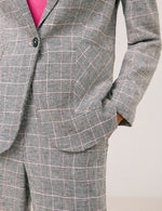 Load image into Gallery viewer, Gerry Weber Fitted Glen Check Blazer
