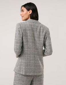 Gerry Weber Fitted Glen Check Blazer