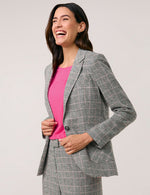 Load image into Gallery viewer, Gerry Weber Fitted Glen Check Blazer
