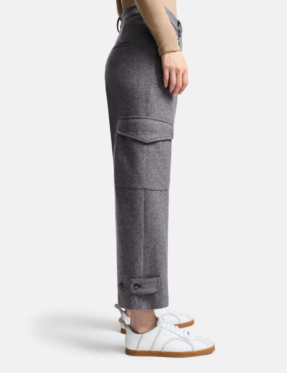 Cambio GREY KOKO CARGO TROUSERS