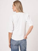 Load image into Gallery viewer, Repeat Top with Short Puff Sleeve
