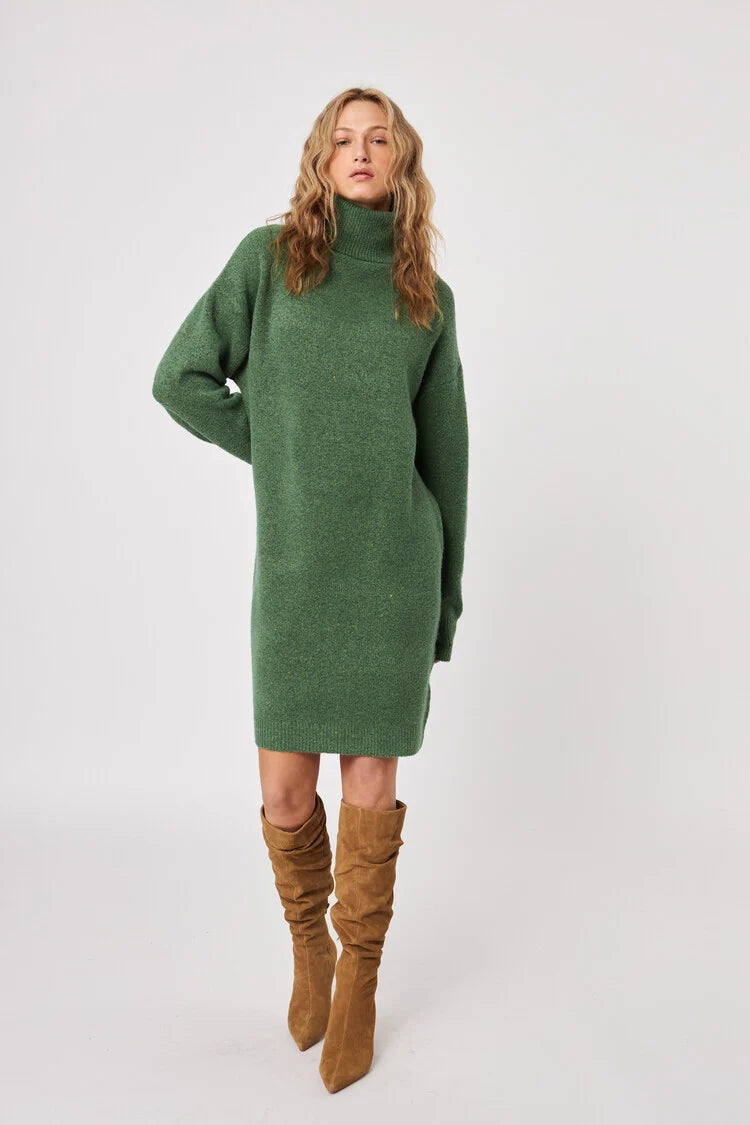 John & Jenn Kyler Sweater Dress Green