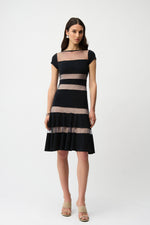 Load image into Gallery viewer, JR Silky Knit Fit and Flare Dress
