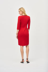 Joseph Ribkoff Knotted Mini Pencil Dress