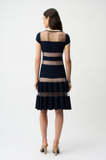 Load image into Gallery viewer, JR Silky Knit Fit and Flare Dress

