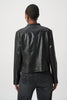 Joseph Ribkoff Edgy Faux Leather Collared Jacket