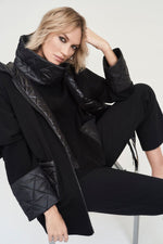 Load image into Gallery viewer, Joseph Ribkoff Hooded Quilted Puffer Jacket
