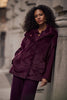 Joseph Ribkoff Faux Fur Funnel-neck Vest