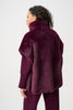 Joseph Ribkoff Faux Fur Funnel-neck Vest
