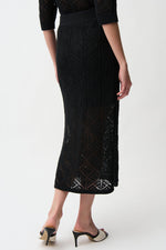 Load image into Gallery viewer, Joseph Ribkoff Open Stitch Pencil Skirt

