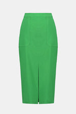 Load image into Gallery viewer, Joseph Ribkoff Midi Pencil Skirt in Green
