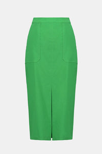 Joseph Ribkoff Midi Pencil Skirt in Green