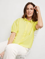 Load image into Gallery viewer, Gerry Weber Yellow Cotton Blouse
