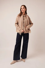 Load image into Gallery viewer, Line  Cardigan Kingsly in Soft Mink
