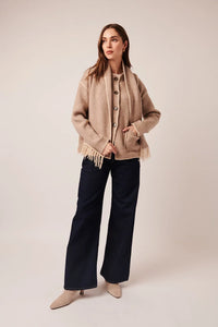 Line  Cardigan Kingsly in Soft Mink