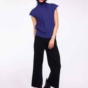Pistache Knitted Ankle Pant