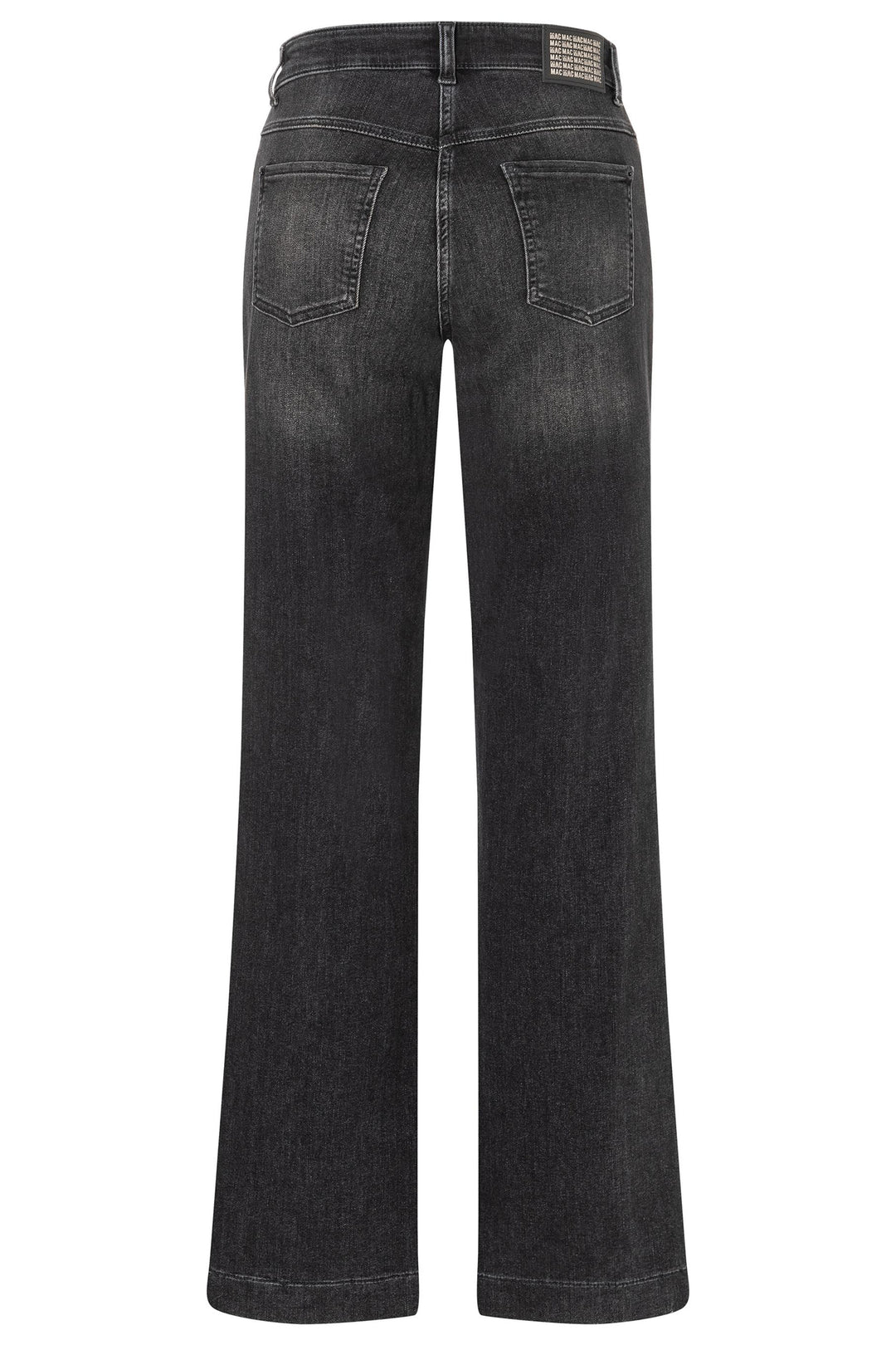 Mac WIDE GALON BLACK AUTHENTIC STRETCH DENIM