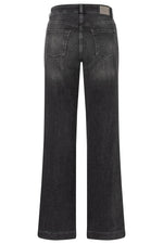 Load image into Gallery viewer, Mac WIDE GALON BLACK AUTHENTIC STRETCH DENIM
