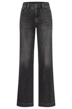 Load image into Gallery viewer, Mac WIDE GALON BLACK AUTHENTIC STRETCH DENIM
