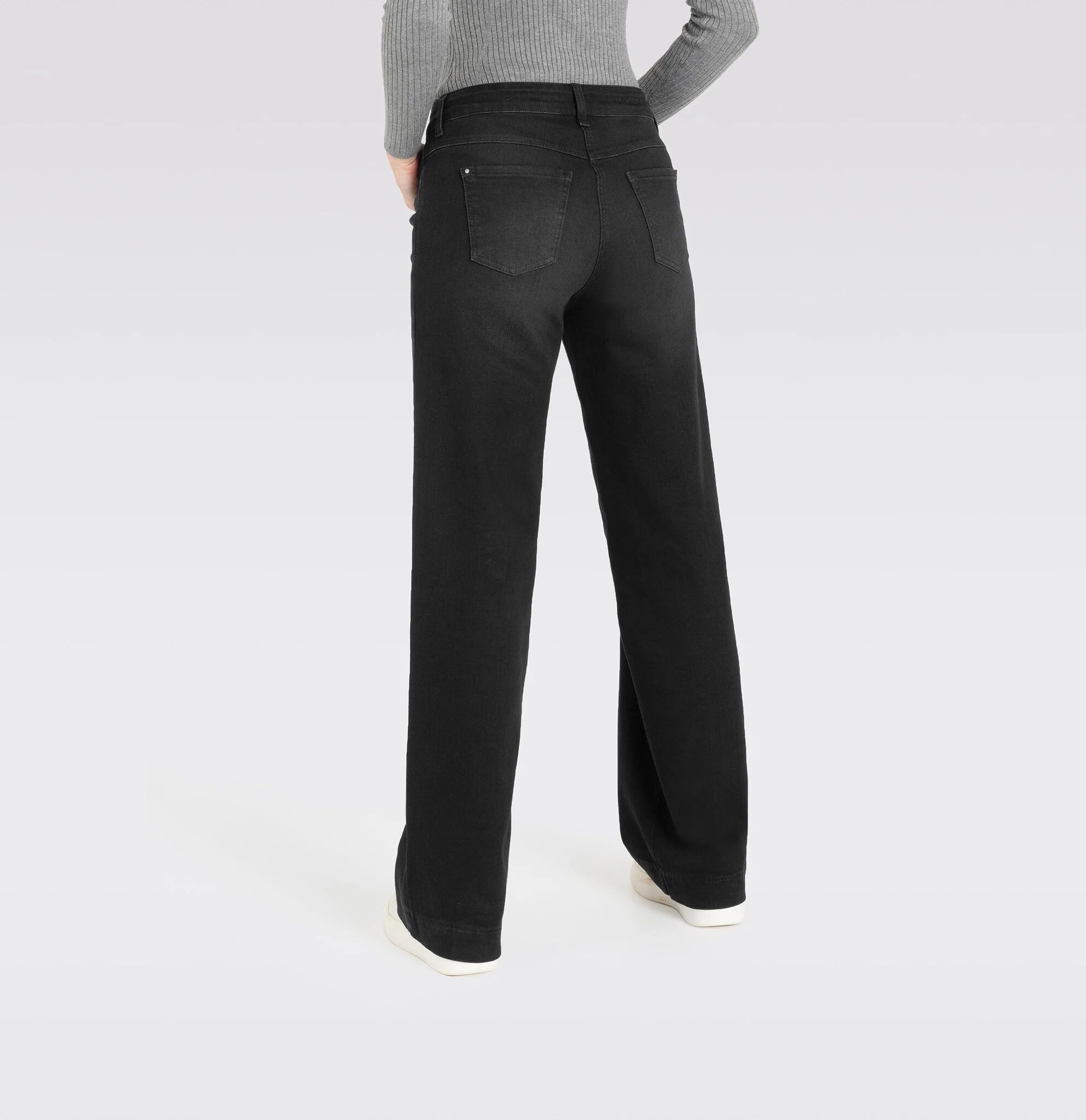 Mac Dream Wide Black Denim