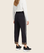 Load image into Gallery viewer, Marc Cain Scuba Pant with animal print trim
