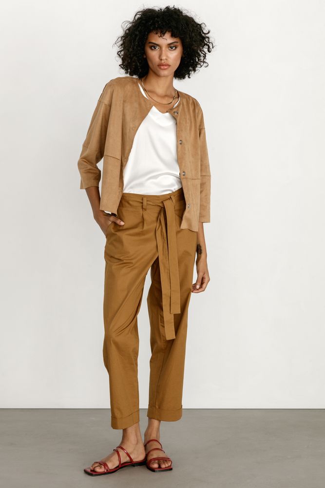 Orina Cotton-blend Women's Trousers – BONIA International