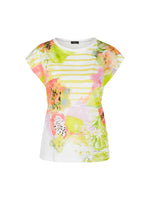 Load image into Gallery viewer, Marc Cain Cotton T-shirt in Floral Print
