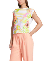 Load image into Gallery viewer, Marc Cain Cotton T-shirt in Floral Print
