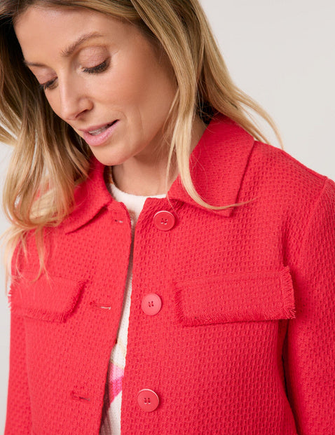 Gerry Weber Red 4 Pocket Blazer