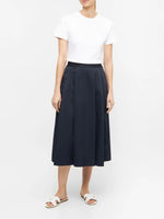 Load image into Gallery viewer, Raffaello Rossi navy Skirt Vivian
