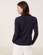 Load image into Gallery viewer, Gerry Weber Turtleneck Sweater in Navy
