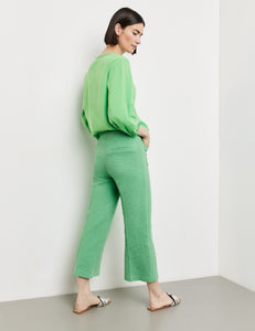 Gerry Weber Pull on Trouser in Bright Apple