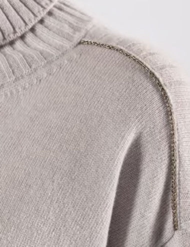 Tonet Pullover With Ribbed Details