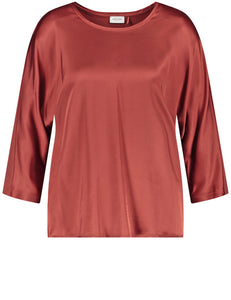 Gerry Weber satin Top with 3/4 sleeves