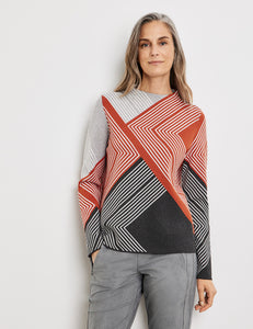Gerry Weber Abstract line Sweater