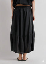 Load image into Gallery viewer, Meimeij Draped Pull On Maxi Skirt
