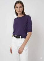 Load image into Gallery viewer, Repeat Fine-knit cotton-viscose sweater
