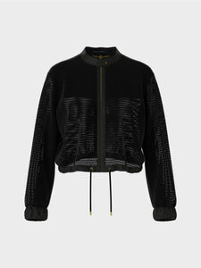 Marc Cain Draw String jacket in mesh
