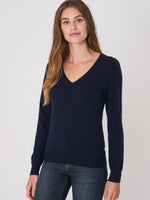 Load image into Gallery viewer, Repeat Organic Cashmere V-Neck Jumper
