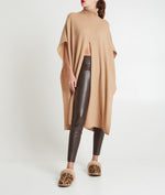 Load image into Gallery viewer, CAMBIO FAUX LEATHER PANT RANDA BROWN

