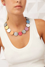 Load image into Gallery viewer, Iskin Colour Circle Necklace
