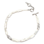 Load image into Gallery viewer, Biko Elle Pearl Collar - Silver
