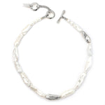 Load image into Gallery viewer, Biko Elle Pearl Collar - Silver
