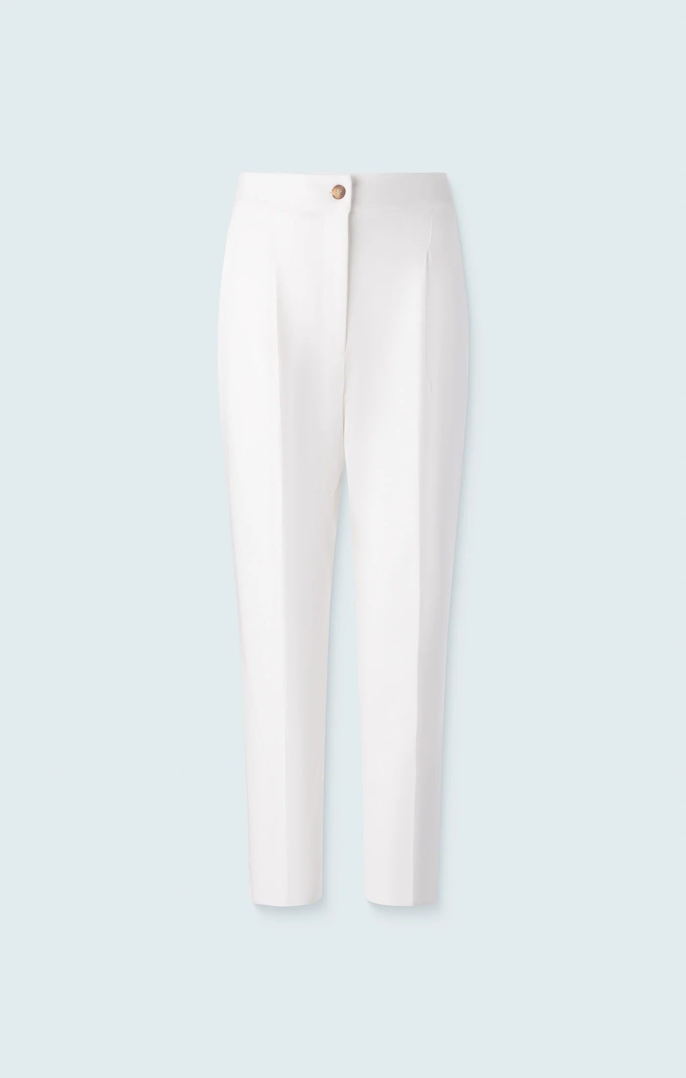 Ivory cropped trousers deals