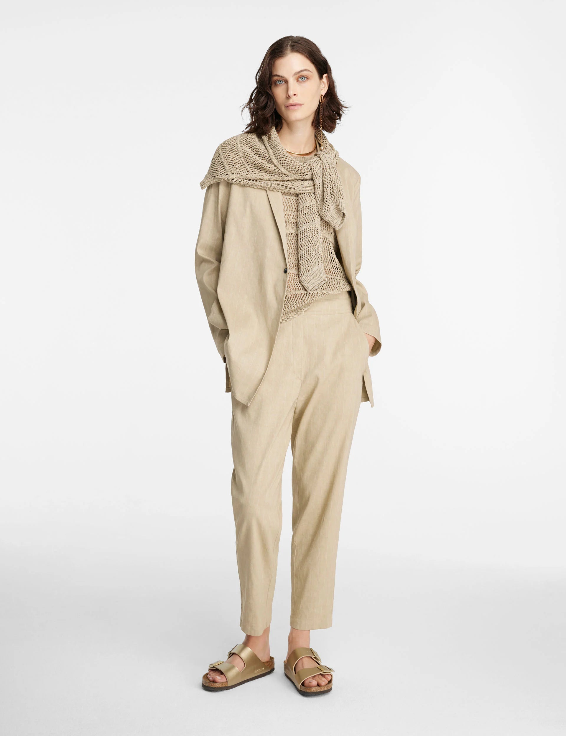 Sarah Pacini Mesh Sweater with Cap Sleeve – Optionsforher