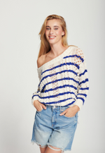 Load image into Gallery viewer, LINE STRIPED SWEATER
