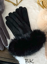 Picabo Faux Fur Gloves