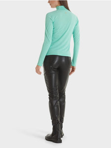 MARC CAIN Roll-neck top in fine jersey